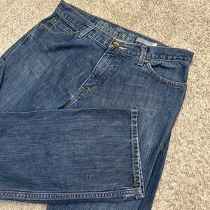 Levi's SilverTab Slim Fit Jeans 34X30 (Fits 34X29) Blue Denim Cotton Medium Wash